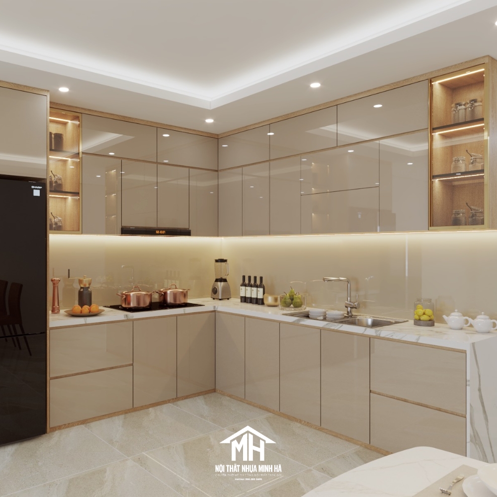 Tủ Bếp Nhựa Cao Cấp Hiện Đại