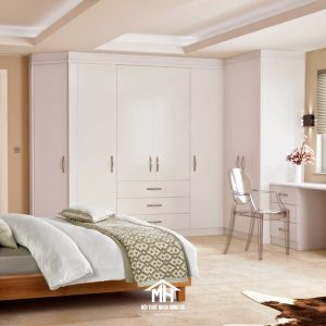 Tủ Quần Áo Nhựa Cao Cấp Trắng