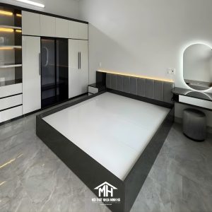 Combo Giường Ngủ Tủ Quần Áo Nhựa Đẹp